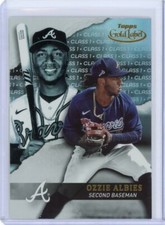 2020 Topps Gold Label Ozzie Albies Class 1 Base - Atlanta Braves