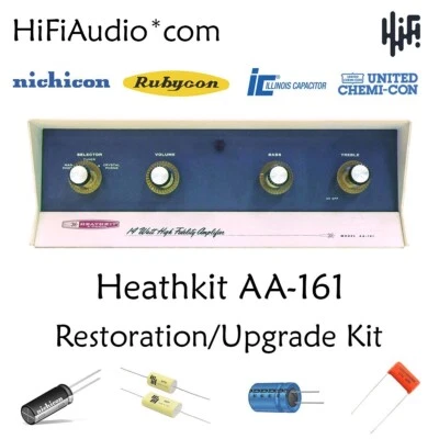 Heathkit AA-161 amp restoration kit service recap capacitor fix rebuild - Image 1 of 4