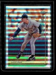 Vintage 1999 TOPPS CHROME Refractor Baseball Card #147 SETH GREISINGER Tigers - Picture 1 of 2