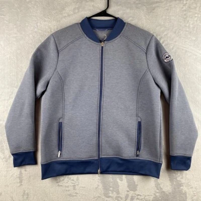 Chaqueta Zero Restriction Mujer XL Azul Cremallera Completa Frankie Tejido Bomber Foto 1 de 4