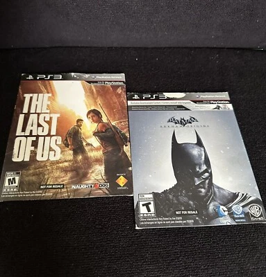 Batman Arkham Origins and The Last Of Us PS3 Not For Resale Sleeve Versions - Image 1 of 4