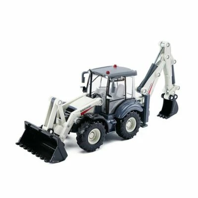 Metal Diecast 1:50 Excavator Model White Shovel Loader Forklift Vehicle Toy Gift - Image 1 of 4