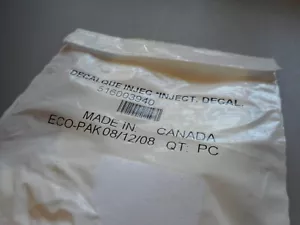 NUEVO DE LOTE ANTIGUO CALCOMANÍAS ETEC SKI-DOO RENEGADE X 600HO 600HO ETEC FABRICANTE DE EQUIPOS ORIGINALES 516003940 - Imagen 1 de 1