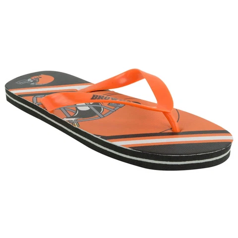 NWT Cleveland Browns Flip Flop Thong Slippers Sandals Cover