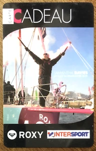 SAMANTHA DAVIES CARTE CADEAU INTERSPORT CARD TÉLÉCARTE PHONECARD SCHEDA TARJETA - Picture 1 of 2