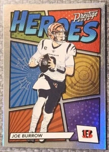 Joe Burrow Panini Prestige Premium Heroes 2022 #H2 Inserto/Parallel Bengals  - Imagen 1 de 5