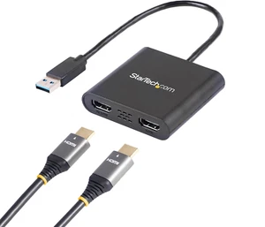 Startech.Com Adaptateur USB 3.0 vers Double HDMI, USB vers 2X HDMI Moniteur Convertisseur pour - Photo 1/12