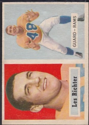 1957 TOPPS # 10 LES RICHTER  DD1813 - Image 1 of 2