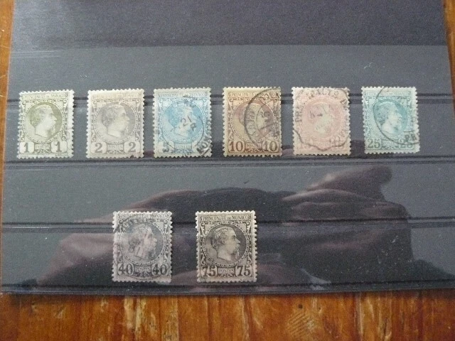 MONACO N° 1 A 8 OBLITERES TRES FORTE COTE ANCIENNES COLONIES FRANCAISES LIRE - Photo 1/1