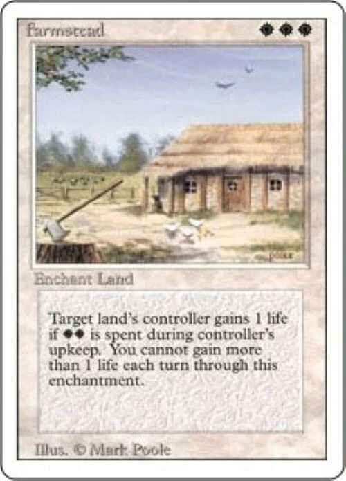 MTG Revised 3rd Edition - Farmstead NM - Image 1 of 1