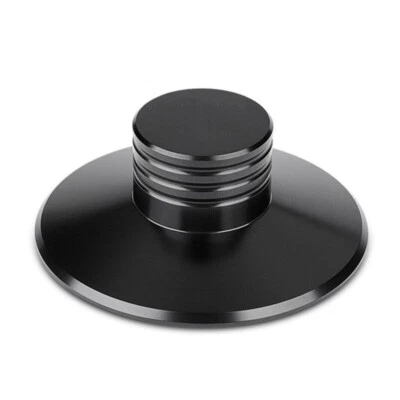 Aluminum Silver Record Weight Clamp LP Vinyl Turntables Disc Stabilizer 120g - Image 1 of 4