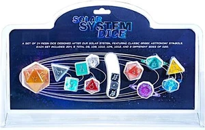 Dice and Gaming Accessories Polyhedral RPG Sets Solar System Dice Set (14pc) - Picture 1 of 1