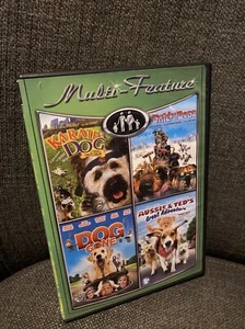 4 Family Movies (DVD, 2-Disc Set) Karate Dog/Chilly Dogs/Dog Gone/Aussie and Ted - Picture 1 of 4