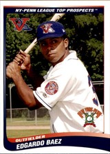 2004 New York-Penn League Top Prospects #25 Edgardo Baez Dorado Puerto Rico Card