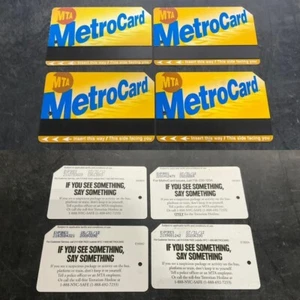 TARJETA DE METRO DE METRO DE LA CIUDAD DE NUEVA YORK MTA 2012 CADUCADA ""SI VES ALGO"", USADA - Imagen 1 de 1