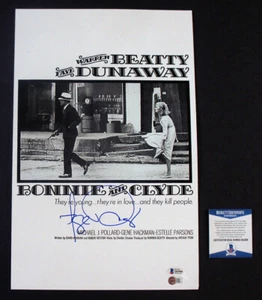 *Beckett Certified* FAYE DUNAWAY SIGNED - HUGE 18x12 Bonnie & Clyde Poster! - Picture 1 of 4