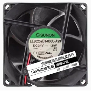 1 pcs SUNON EE80252B1-000U-A99 24V 1.8W inverter cooling fan 8CM - Picture 1 of 2