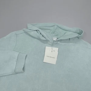 Calvin Klein Relaxed Fit French Terry Hoodie Logo Soft Breathable Men's Size L - Picture 1 of 9