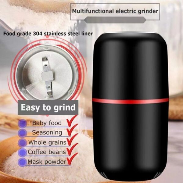 Electric Grinder Herbal Grinder Crusher for Spices Electric Spice Grinder Photo Related