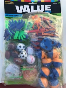 Party Gastgeschenke Vorteilstasche 48 Stück Sport Gastgeschenke Schatztruhe Nachfüllpackungen - Bild 1 von 8