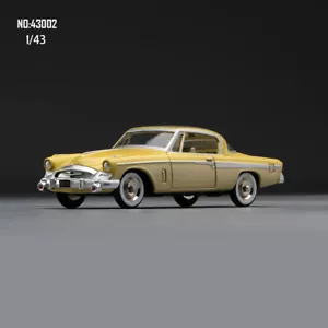1:43 GFCC Toys Alu Fahrzeug für 1955 Studebaker Speedster Coupe gelb # 43002C - Bild 1 von 6