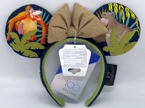 Disney 100 Decades Jungle Book Minnie Mouse Ears Headband 2023 - NEW - Picture 1 of 3