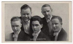 QUIXIE QUINTETT SÄNGER & INSTRUMENTALISTEN POSTKARTE UM 1915-1920 - Bild 1 von 2