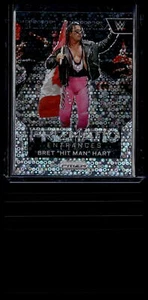 2024 Panini Prizm WWE #1 Bret "Hit Man" Hart Prizmatic Entrances Under Card - Picture 1 of 2