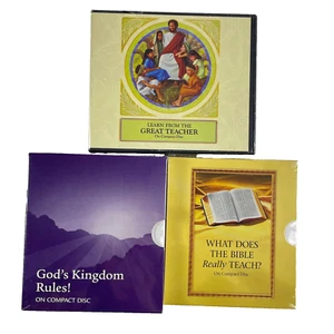3 sealed Watchtower Religious Audiobooks God's Kingdom Rules! Bible Teach - Picture 1 of 4