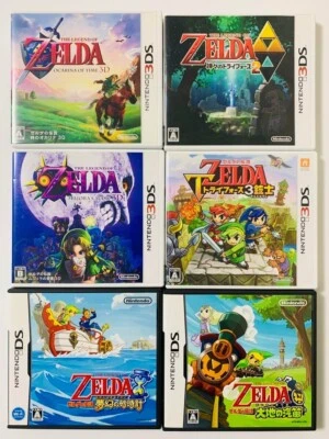 Lot 6 The Legend of Zelda Ocarina Majoras Mask Phantom Hourglass Nintendo DS 3DS - Image 1 of 4