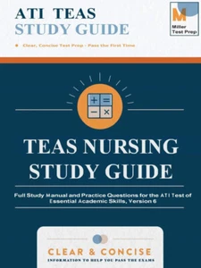 Miller Test Prep Teas Nursing Study Guide Book - Picture 1 of 4