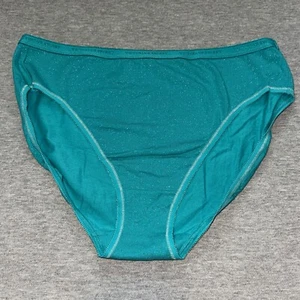 NWT Victoria’s Secret Vintage Cotton Logo Picot Trim High Leg Brief Panties XL - Picture 1 of 5