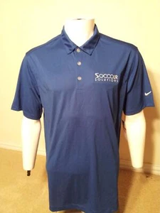 Nike Herren schwarz blau Golfshirt groß neu mit Etikett - Bild 1 von 9