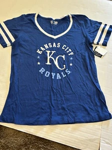 Campus Lifestyle MLB Kansas City KC Royals T-Shirt Womens M NWT M14 - Picture 1 of 4