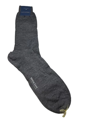 Bresciani Italian 1970 70% Lana Wool,30% Nylon Dress Socks Size L New With Tags - Image 1 of 4