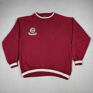 Vintage The Negro League Crewneck Sweater Men’s Large Burgundy WOLF 75th Year - Picture 1 of 9