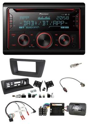 Pioneer 2DIN DAB Lenkrad Bluetooth USB CD Autoradio für BMW X3 E83 2004-2010 mit - Bild 1 von 4