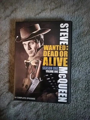 Wanted Dead or Alive: Season 1 Vol. 1 (DVD) Steve McQueen - B&W - Image 1 of 3