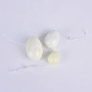 Set of 3 Jade Eggs Women Pelvic Muscle Kegel Exercise Vaginal Tightening S-b - Picture 1 of 12