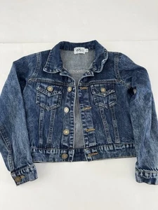 Lola And The Boys Denim Jacket Girl’s 8 Jean Best Friends Patch Heart - Picture 1 of 5