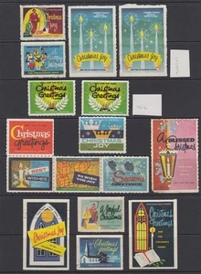 NEW ZEALAND 1960/3 P.S.S.A OTAGO BRANCH CINDERELLA SELECTION (x16) (ID073/D66268 - Picture 1 of 1