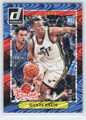 Dante Exum - 2014-15 Donruss - The Rookies - Swirlorama #4 - Utah Jazz Foto 1 de 2