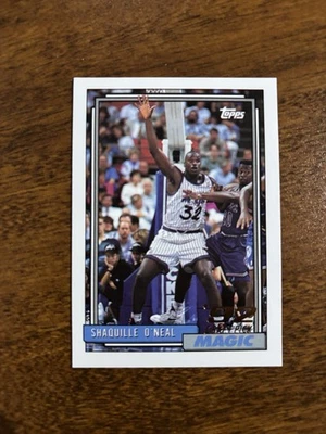 ✨1992-93 Topps Shaquille O'Neal Oro 92 Selección del Draft Rookie RC #362 Magic HoF Foto 1 de 2