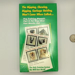 NEW Dog Star Productions Dog Training Manual VHS Part 2 Adult Dog Behavioral - Picture 1 of 3