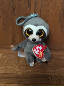 TY Beanie Boos DANGLER das Faultier 3 Zoll Plüsch Rucksack Clip Stofftier Spielzeug - Bild 1 von 10