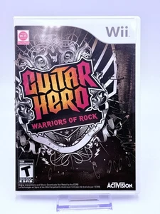 Guitar Hero: Warriors of Rock (Nintendo Wii, 2010) CIB Complete Very Good (1-B) - Picture 1 of 5