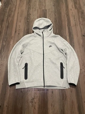 Nike Sportswear Tech Fleece Windrunner Full-Zip Hoodie Gray Size XXL - Image 1 of 4