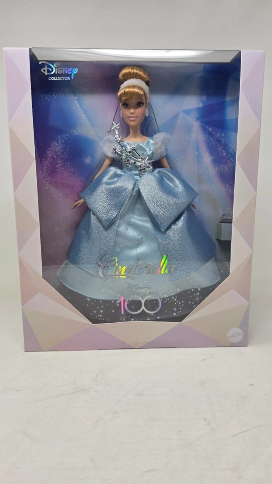 Mattel Disney Princess Toys Collector Cinderella Doll to Celebrate 100 Years