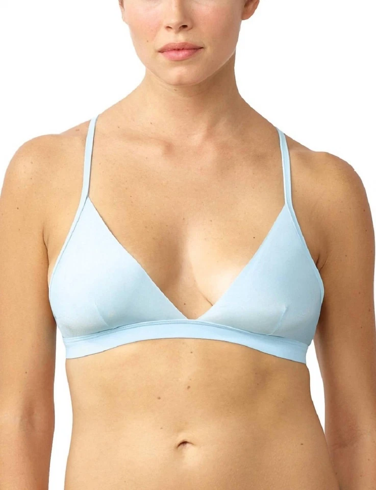 Bralette para mujer Commando corona bordada algo azul Foto 1 de 1