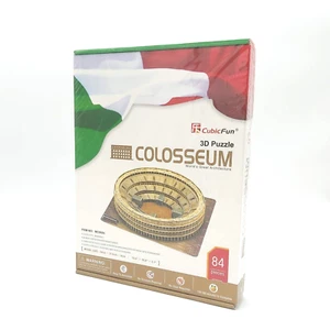 CubicFun 3D Puzzle - Colosseum-Rome-Italy-Tourist Attraction-New In Box - Foto 1 di 6